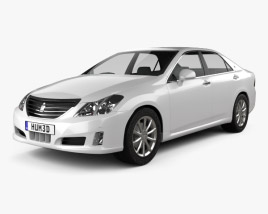 トヨタ クラウン ロイヤルサルーン S200 2014 3Dモデル - ダウンロード