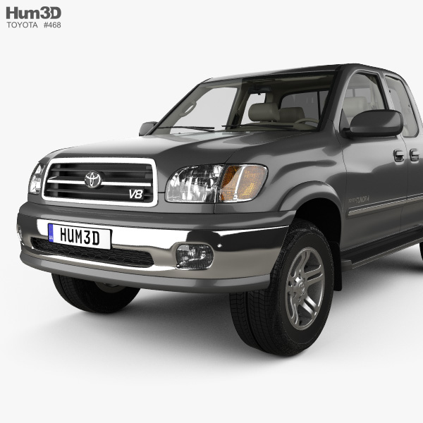 Toyota Tundra Access Cab SR5 with HQ interior 2003 3D model