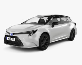 Toyota Corolla Touring Hybrid WxB Japon Pazarı için 2025 3D modeli