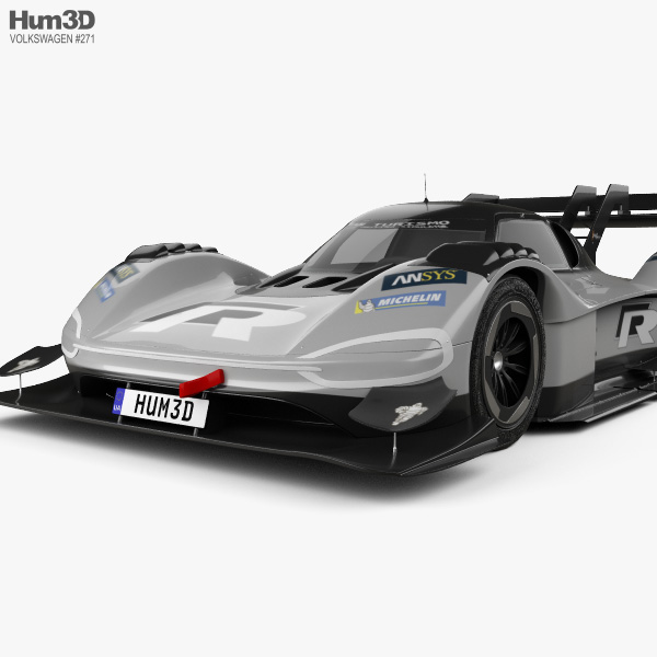 フォルクスワーゲン I.D.R 2018 3Dモデル - ダウンロード Sports car