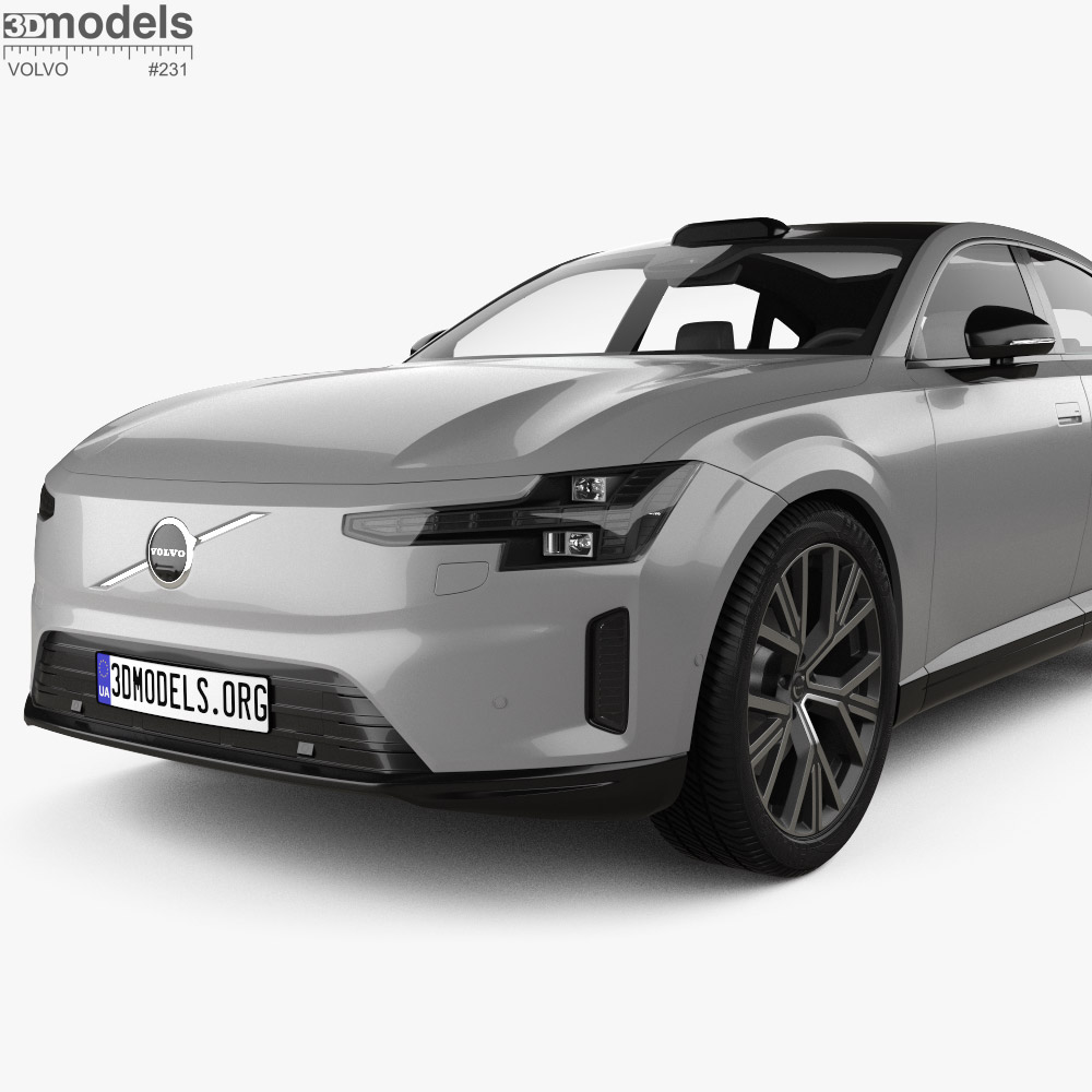 Volvo ES90 2025 3D model - Download Sedan on 3DModels.org