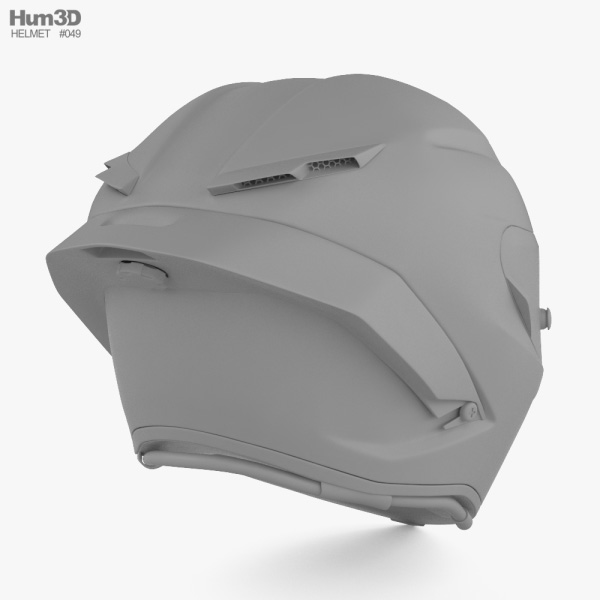 agv pista 3d model AGV Pista GP RR ECE DOT Multi Racing Helmet 3D model