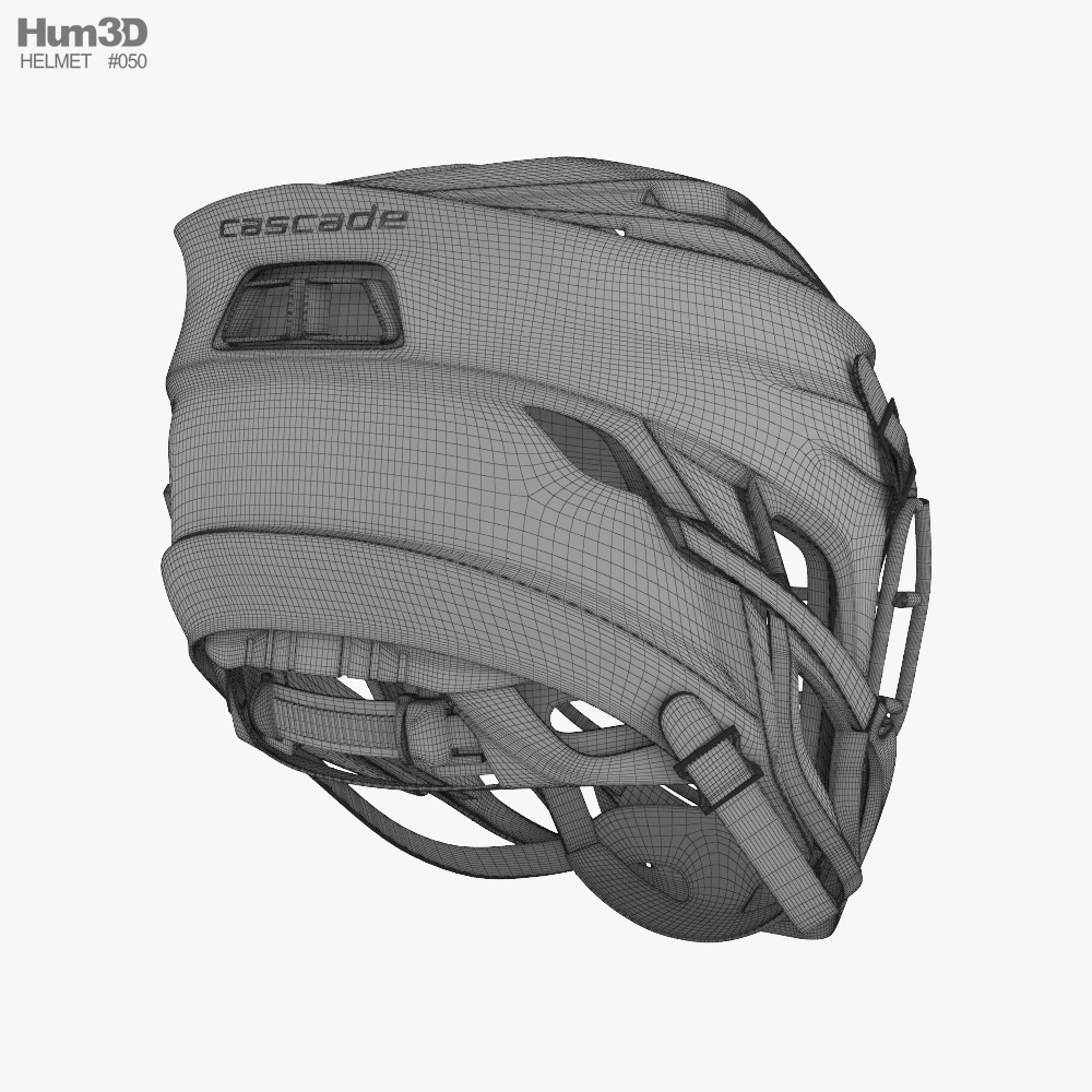 Cascade S ラクロス ヘルメット 3Dモデル - ダウンロード スポーツ機器