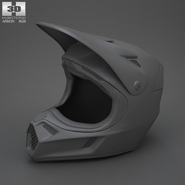 Fox V3 Moth Helmet 3D model - Download Sports Equipment on 3DModels.org