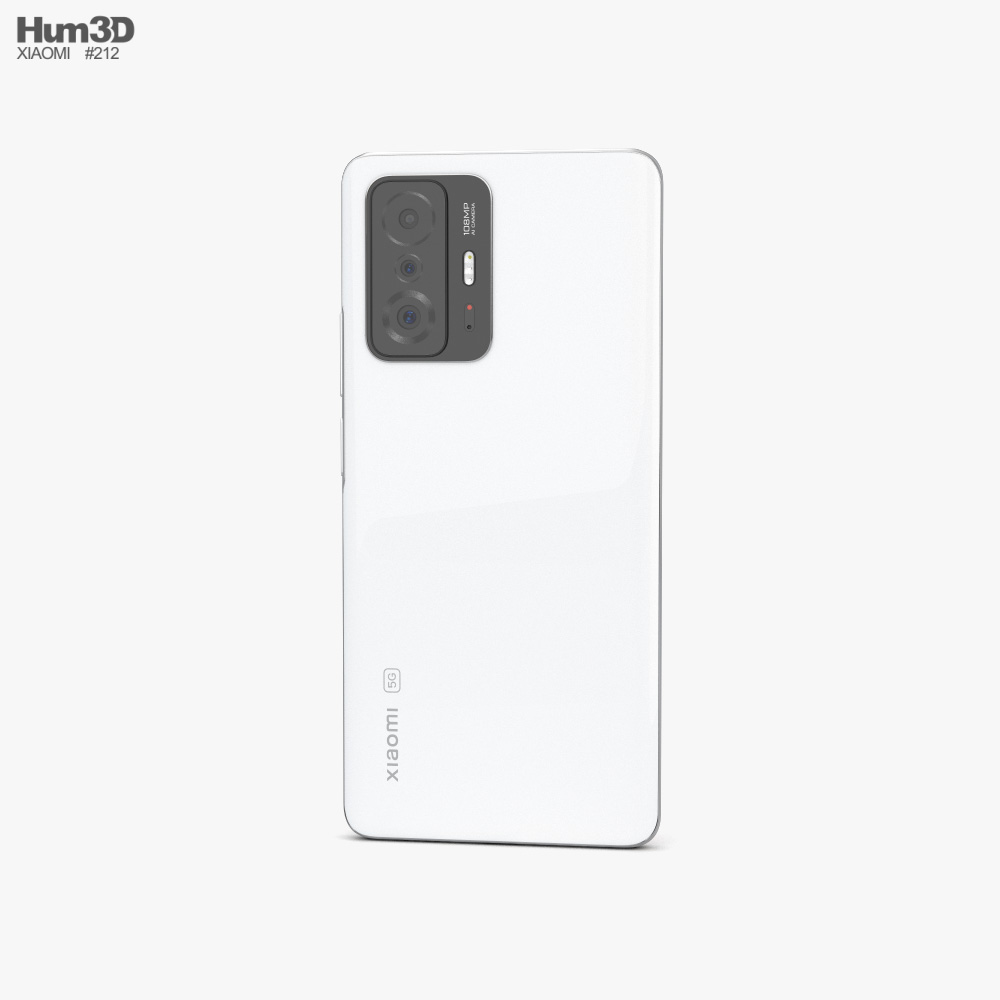 Xiaomi 11T Pro ムーンライトホワイト 3Dモデル - ダウンロード 携帯