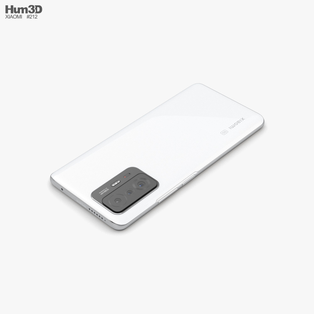 Xiaomi 11T Pro ムーンライトホワイト 3Dモデル - ダウンロード 携帯