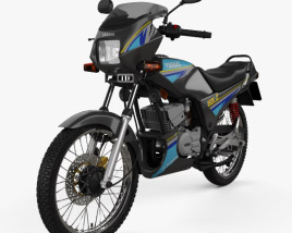 Yamaha RXZ-135 1997 Modelo 3D - Descargar Motocicletas activado