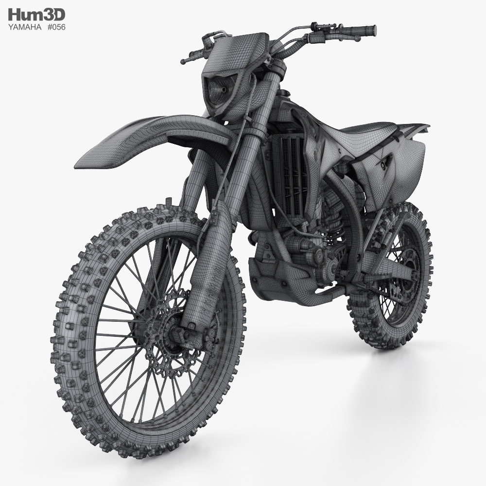 Yamaha WR250F 2007 3D model - Download Motorcycle on 3DModels.org