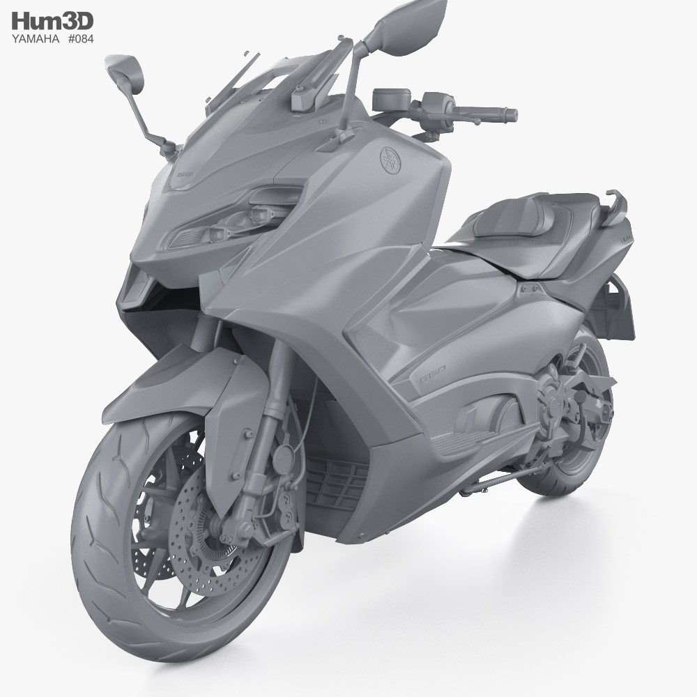 Yamaha T-Max 560 2025 3D model - Download Motorcycle on 3DModels.org