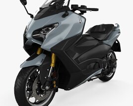 Yamaha T-Max Tech MAX 2025 3D model - Download Motorcycle on