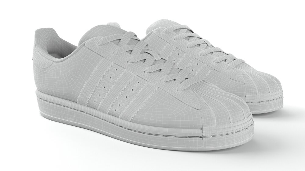 Adidas Superstar 3D  -    3DModels.org