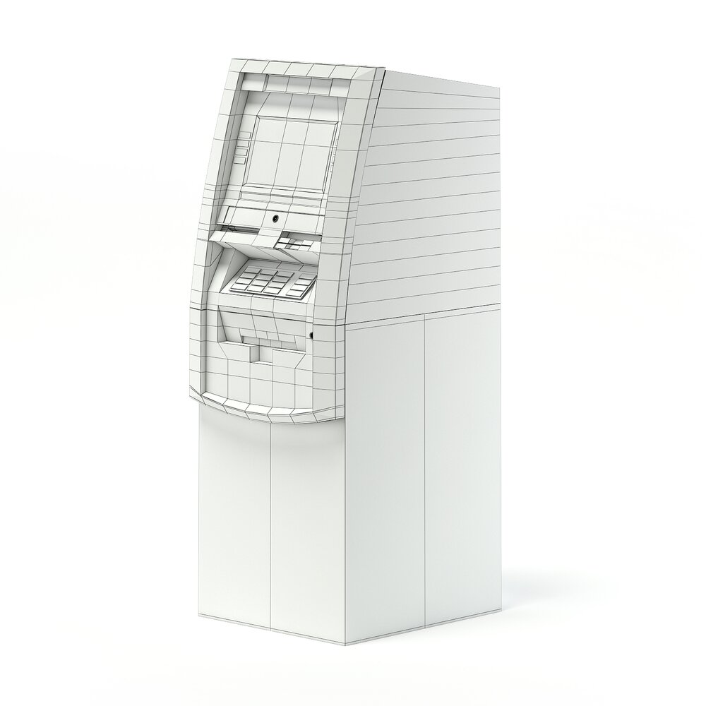 ATM 3D model - Download Street elements on 3DModels.org