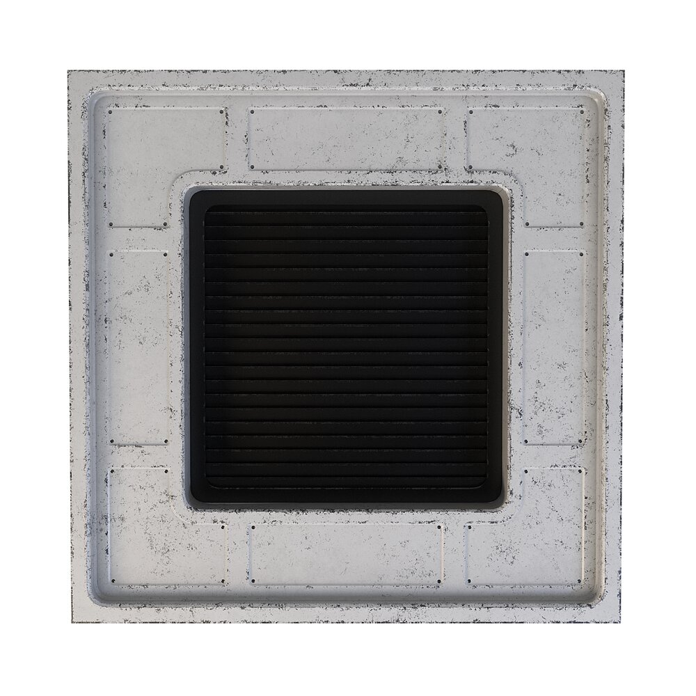 Futuristic Apartment Ceiling 02 3D model - Download Building components ... - Unique Ceiling Ideas For Futuristic Architecture