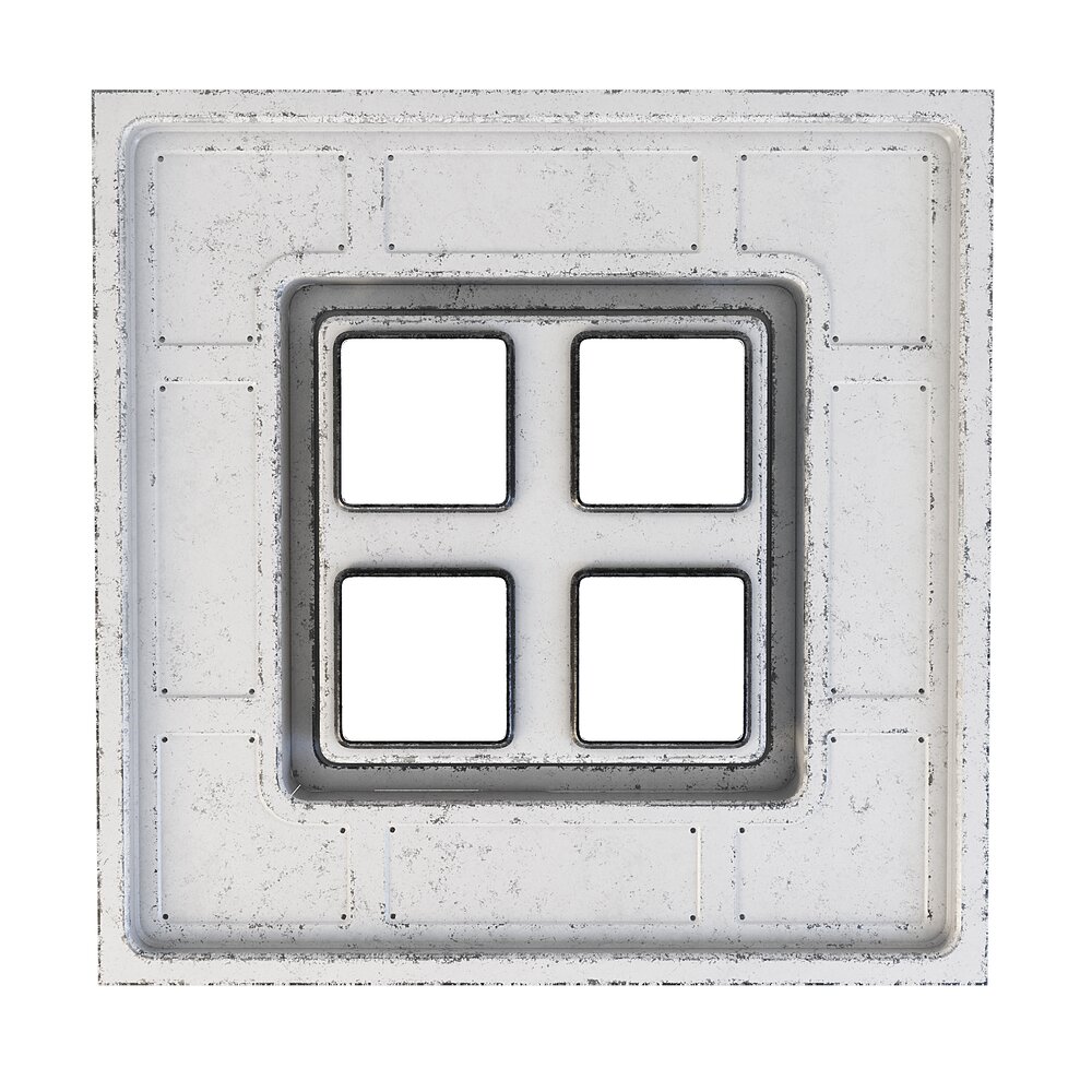 Picture of Futuristic Apartment Ceiling 01 3D model - Download Building components ...