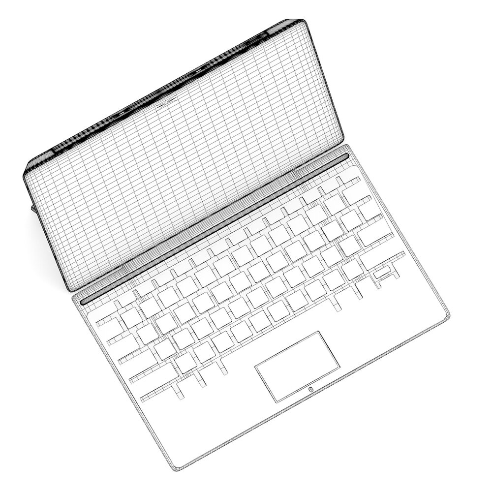 Tablet With Keyboard 3D Model Download Tablet On 3DModels Tablet with keyboard 3d model download tablet on 3dmodels