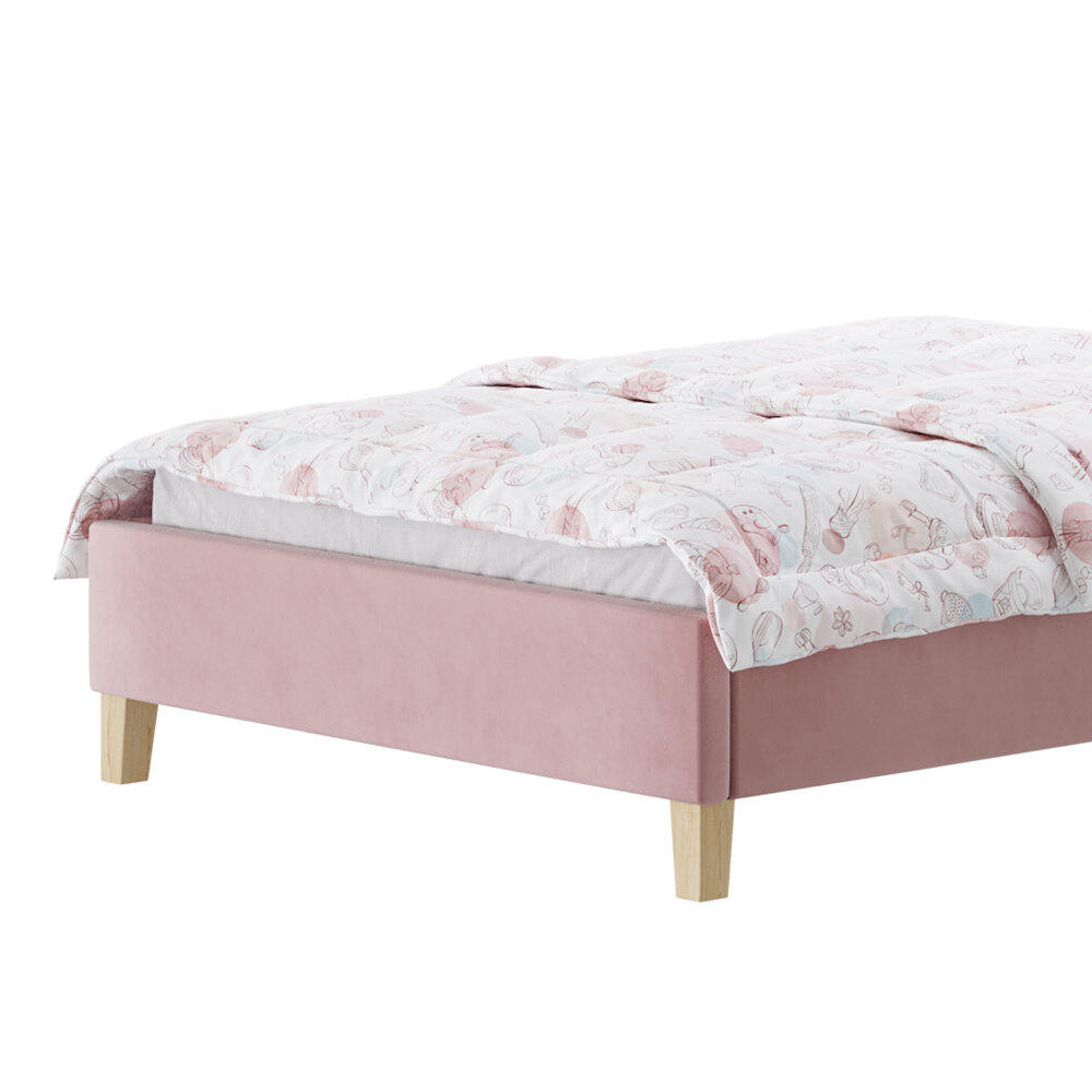 Double Bed Rainbow Pastel Kids Comfort