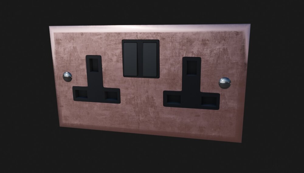 Plug Socket 3D model - Download Building components on 3DModels.org