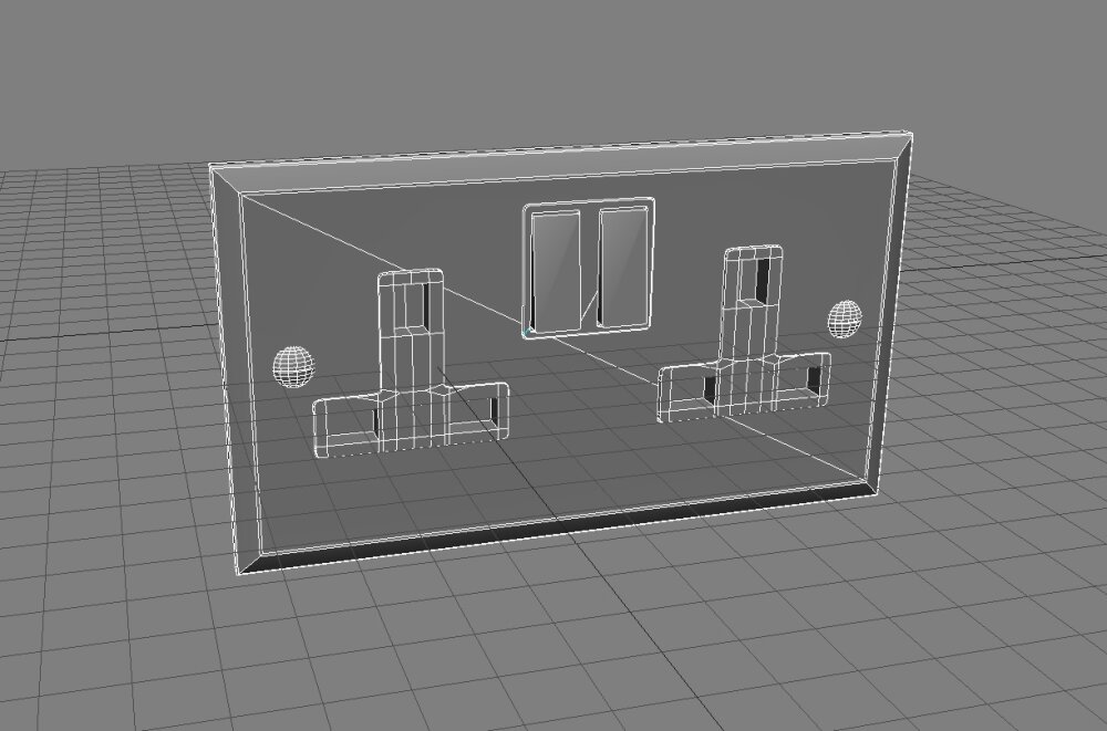 Plug Socket 3D model - Download Building components on 3DModels.org