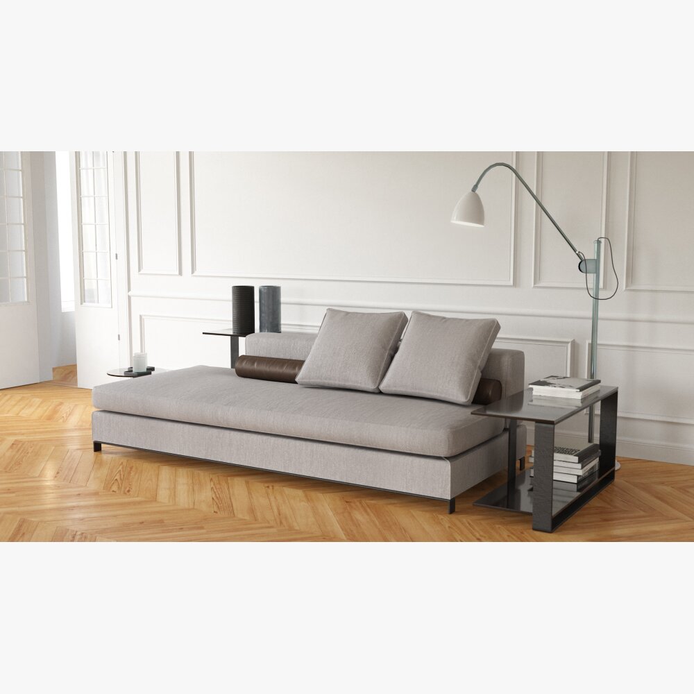 A closer look at Narrow Minimalist Sofa Bed