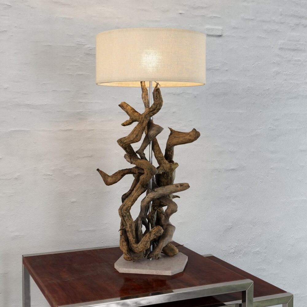 LucentFrame 3D - Artistic Wooden Table Lamp main image 1