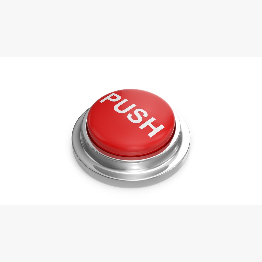 Red Button with Text 3D model - Download Hobbies on 3DModels.org