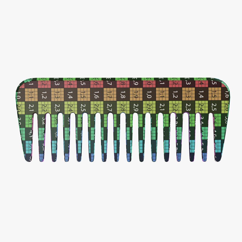 Hair Comb Plastic Type 1 Modèle 3D - Télécharger Santé et Beauté on ...