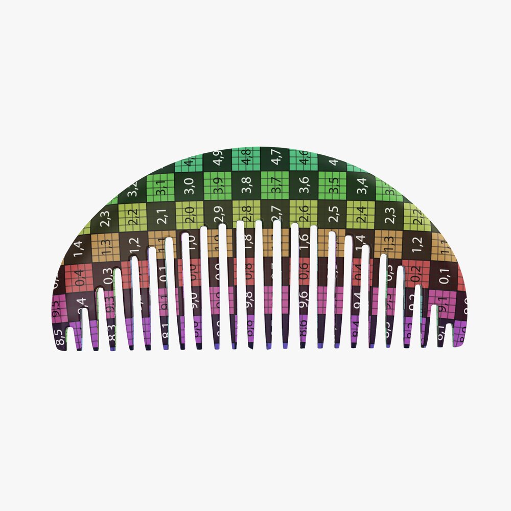 Hair Comb Plastic Type 2 3D model - Download Health and Beauty on ...
