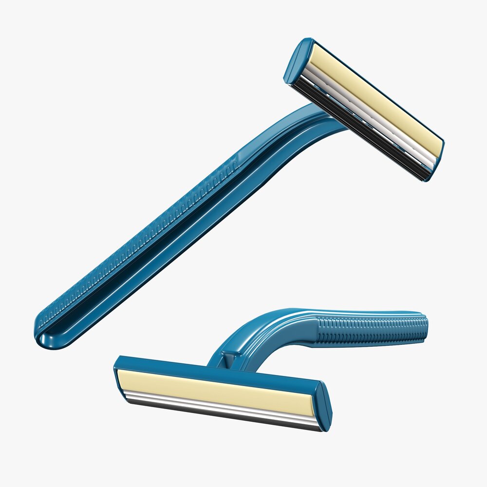 Disposable Razor Shaver Men Woman 3D model - Download Health and Beauty ...
