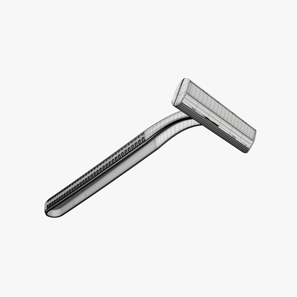 Disposable Razor Shaver Men Woman 3D model - Download Health and Beauty ...