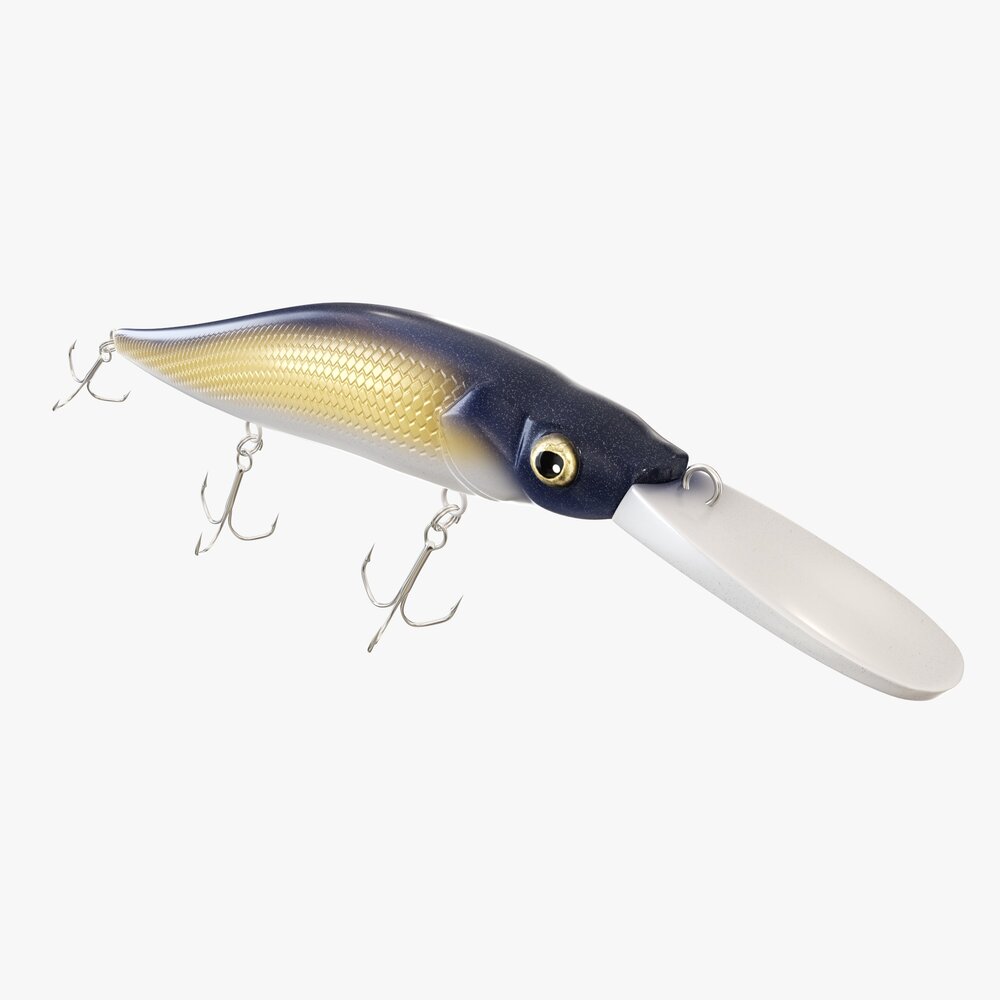 Minnow Fishing Lures with Treble Hooks 3D model - Download Hobbies on 3DModels.org Minnow Fishing Lures with Treble Hooks 3D model - Download Hobbies on 3DModels.org
