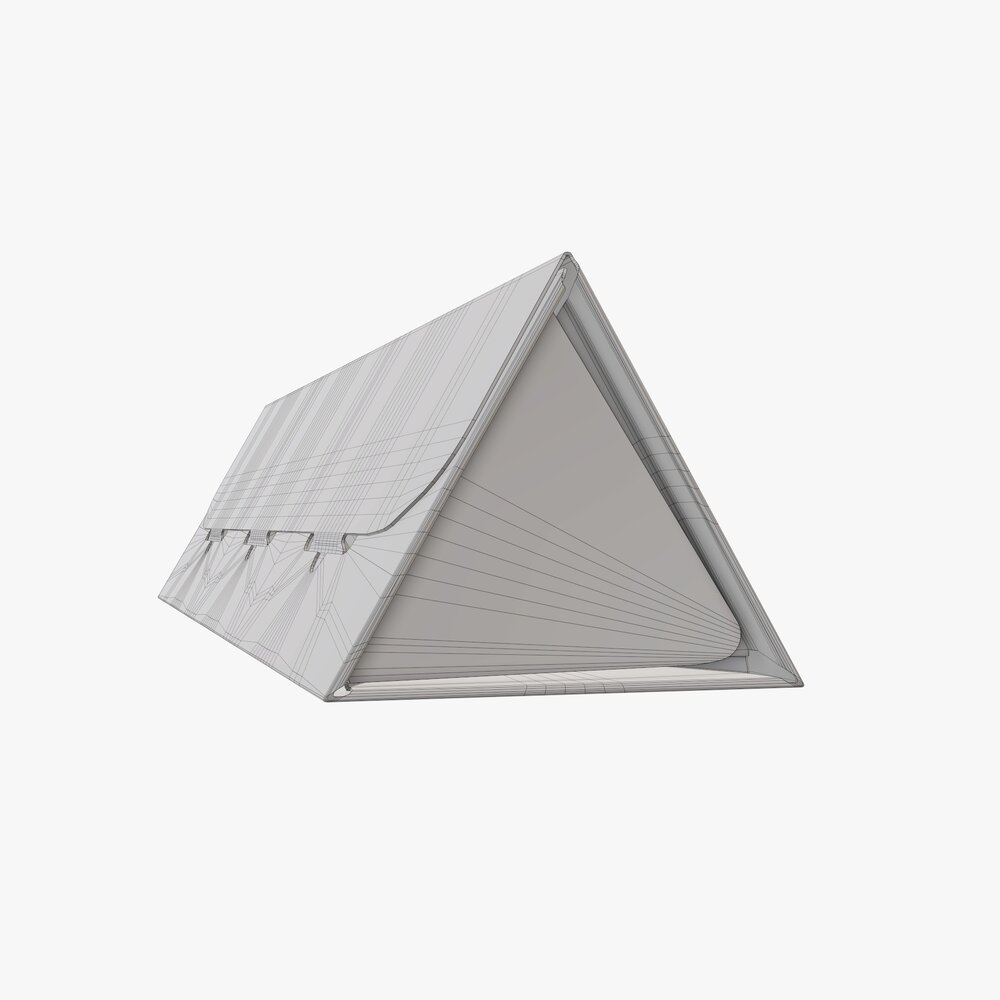 Triangular Tube Cardboard Box 3D model - Download Mockup on 3DModels.org