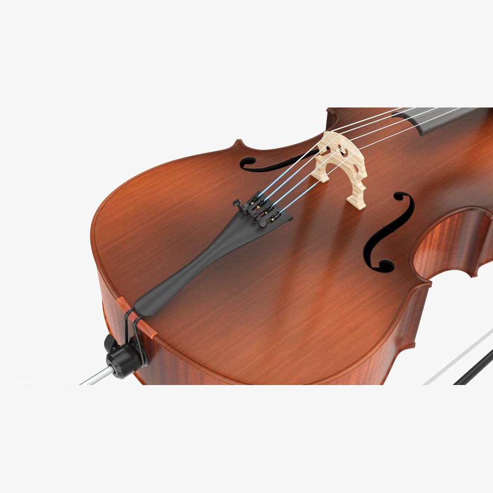 Acoustic Cello 3D 모델 - 다운로드 악기 on 3DModels.org