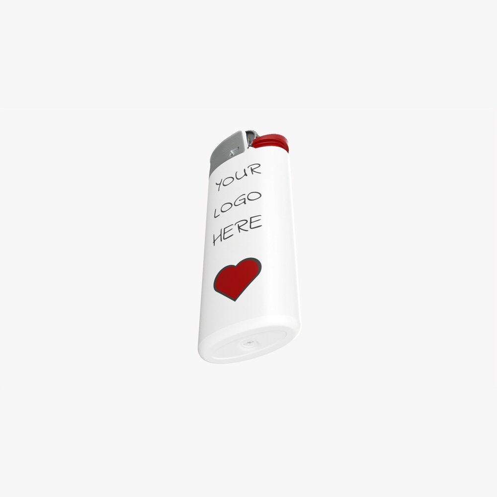 Bic classic lighter mini mockup 3d model download hobbies on 3dmodels