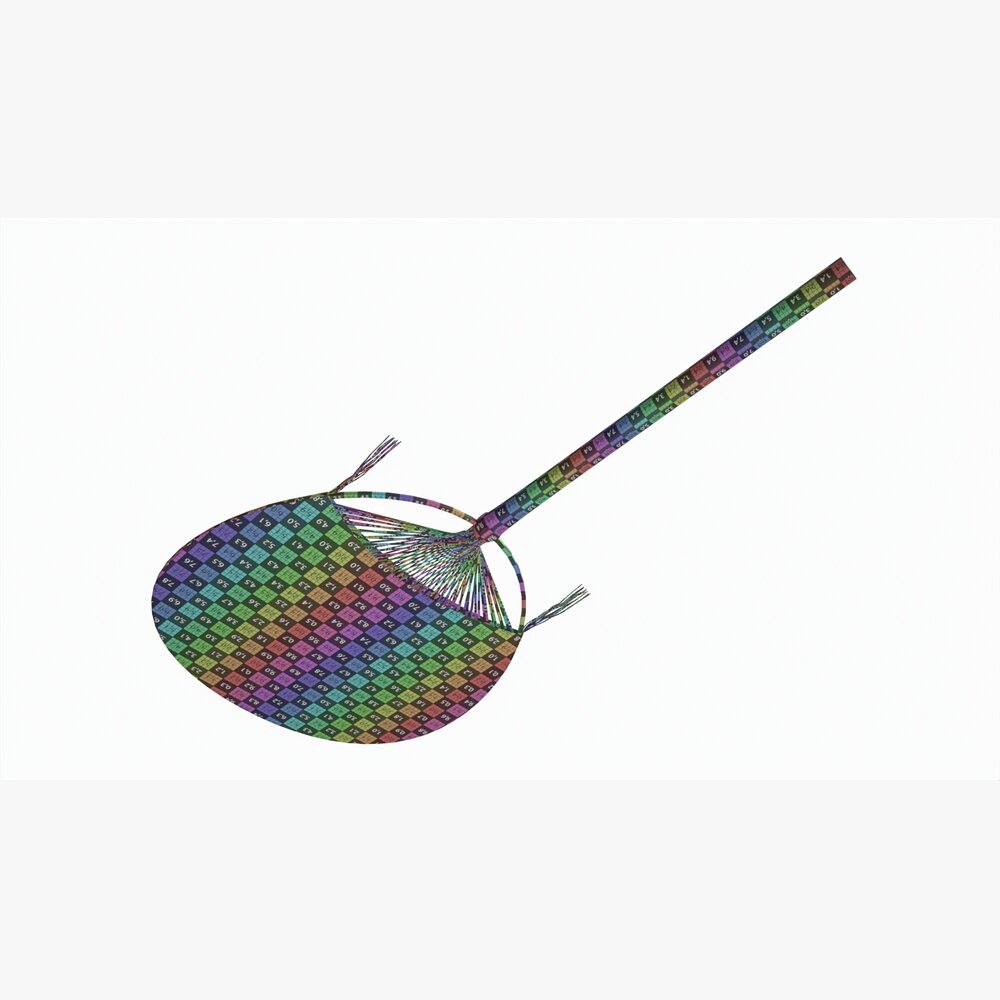 UCHIWA Japanese Fan - Willow with frog main image 0