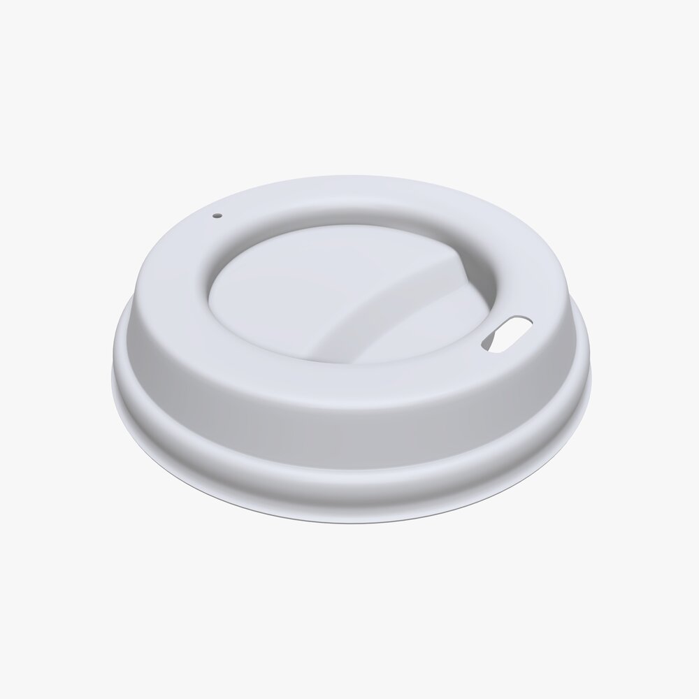 Biodegradable Paper Coffee Cup Lid 3D Model Download Bottles Cans On 