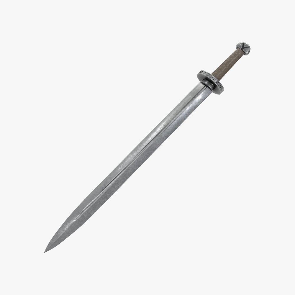 中世の剣 3Dモデル - ダウンロード Bladed Weapon オン 3DModels.org