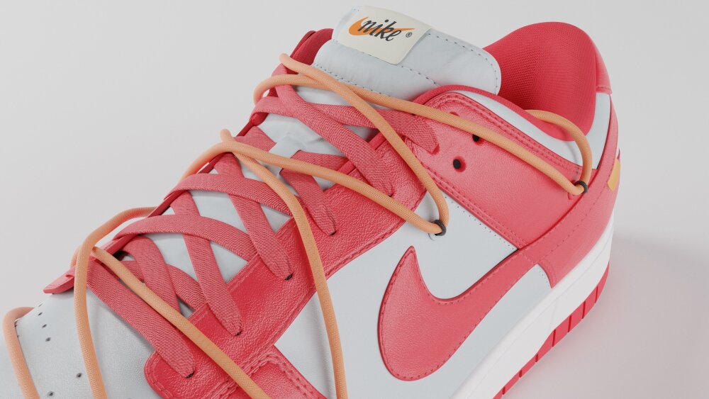 ナイキ ダンク ロー オフホワイト ユニバーシティレッド ダンク（NIKE