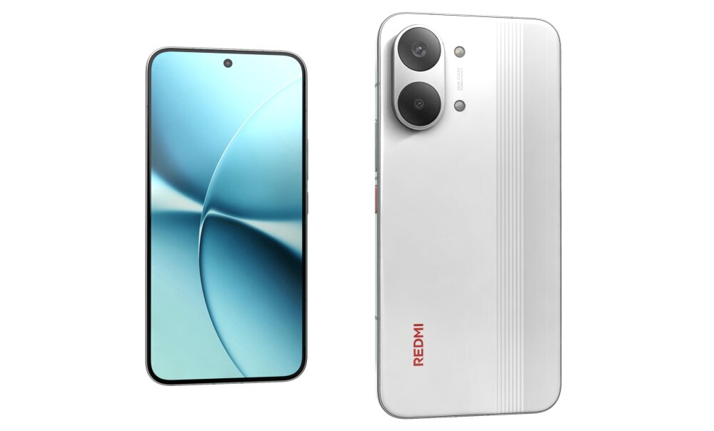 Xiaomi Redmi Turbo 5 Max White 3D model - Download Phones on