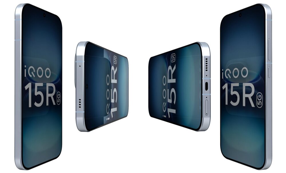 Vivo Iqoo 15R Triumph Silver 3D model - Download Phones on