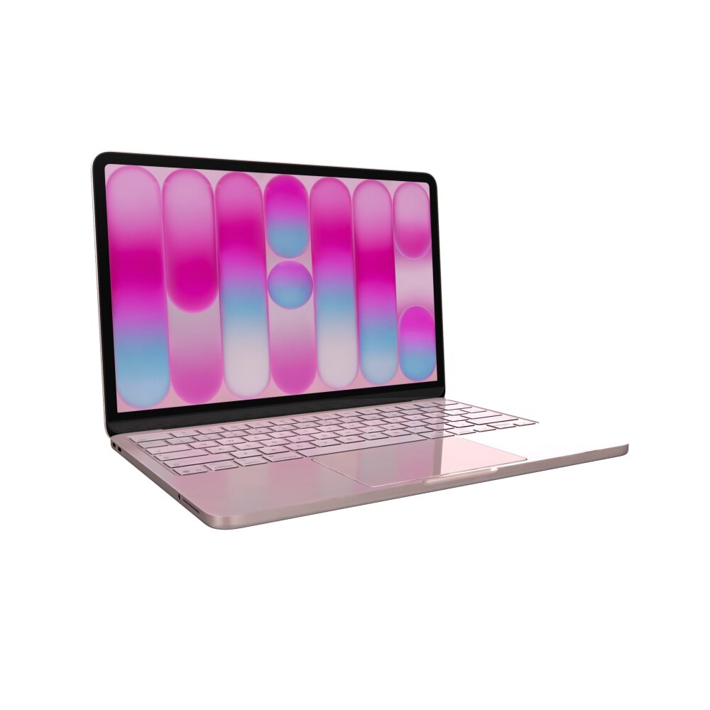 Apple MacBook Neo ブラッシュ 3Dモデル - ダウンロード ラップトップ