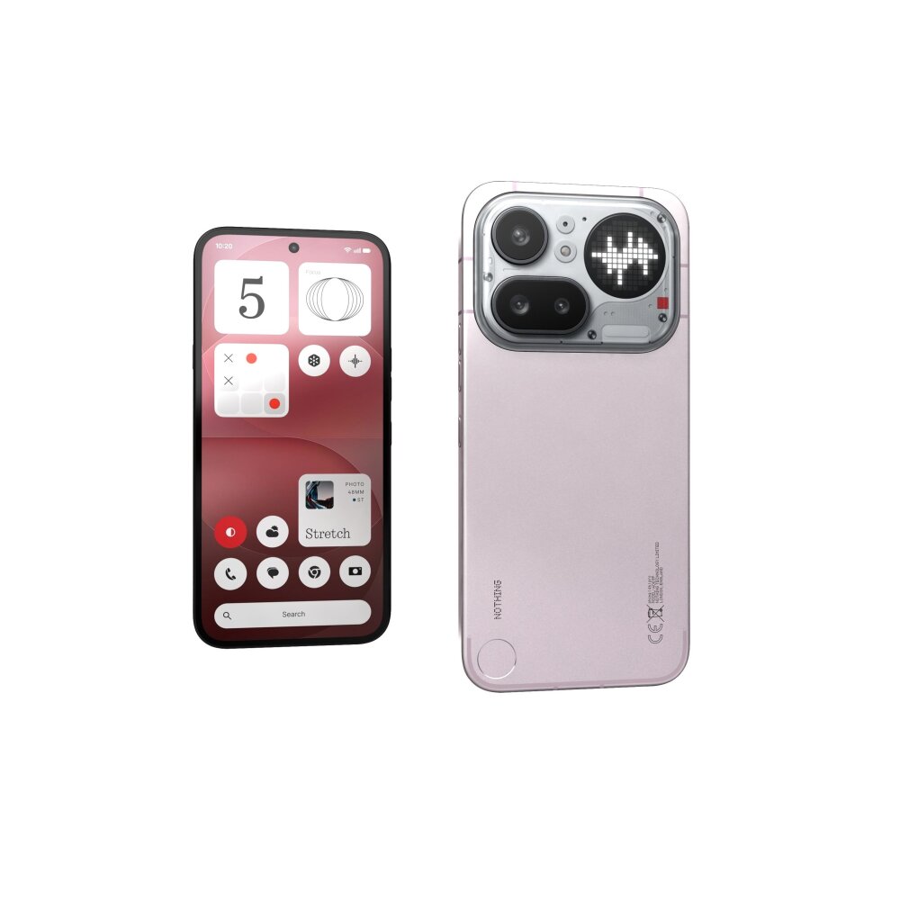 Nothing Phone 4a Pro ピンク 3Dモデル - ダウンロード 携帯電話 オン