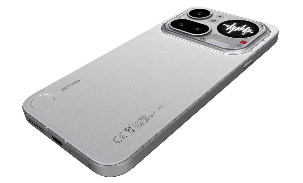 Nothing Phone 4a Pro シルバー 3Dモデル - ダウンロード 携帯電話