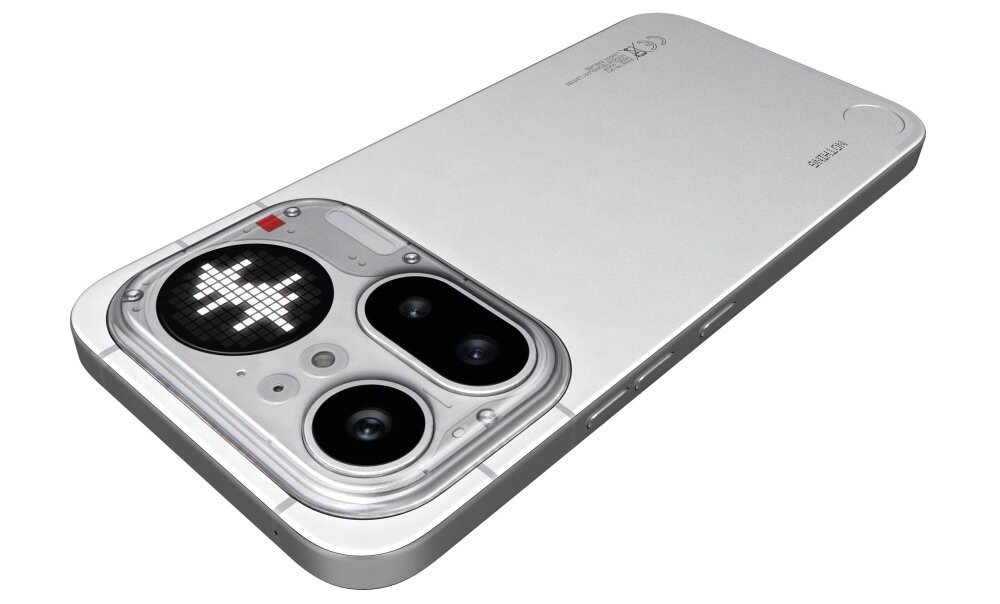 Nothing Phone 4a Pro Silver 3D model - Download Phones on 3DModels.org