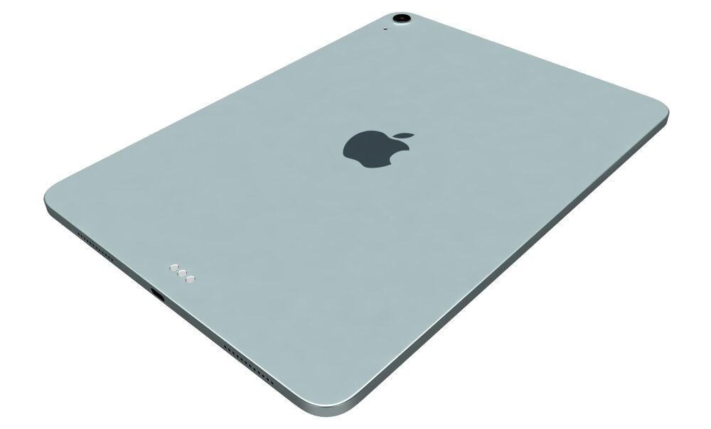 Apple iPad Air M4 11 Inç 2026 Mavi 3D modeli - İndir Tablet