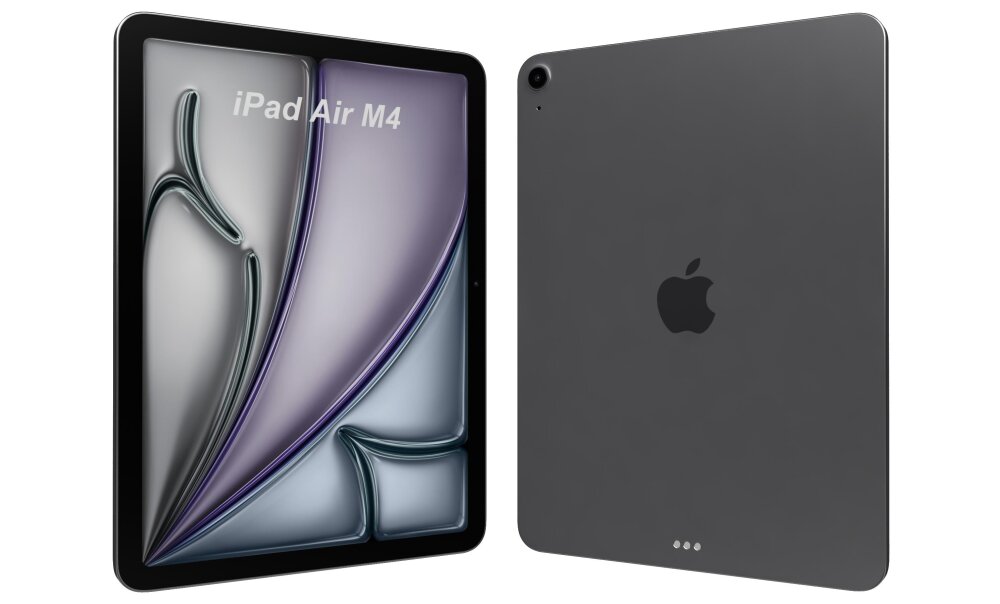 Apple iPad Air M4 11インチ 2026 スペースグレイ 3Dモデル