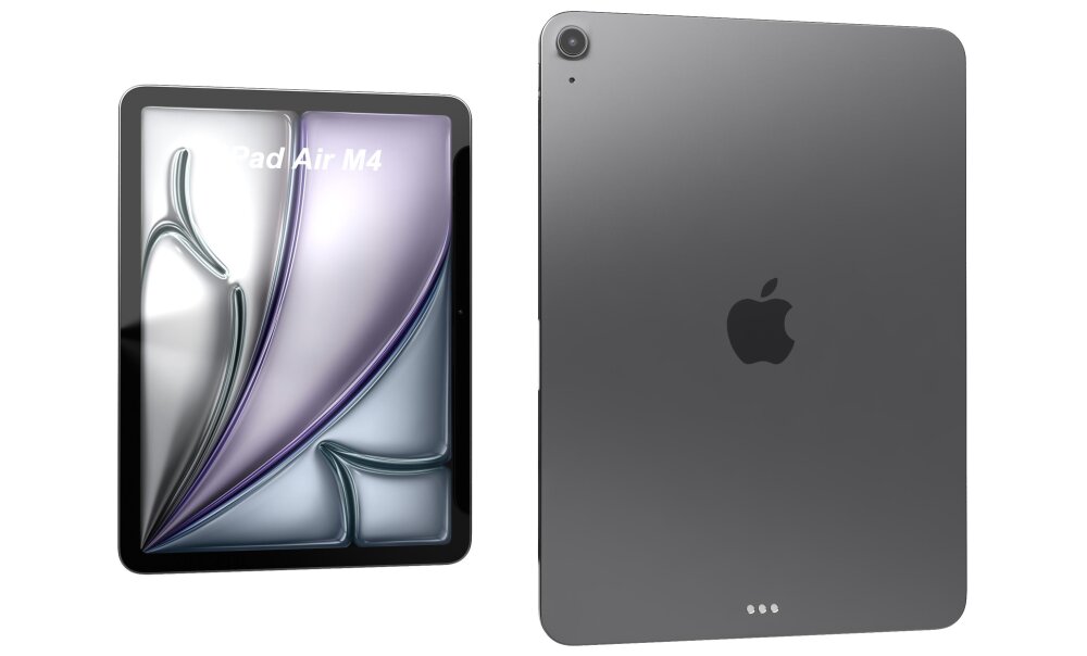 Apple iPad Air M4 11インチ 2026 スペースグレイ 3Dモデル
