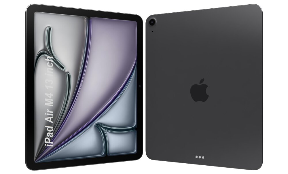 Apple iPad Air M4 13インチ 2026 スペースグレイ 3Dモデル