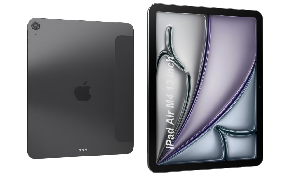 Apple iPad Air M4 13インチ 2026 スペースグレイ 3Dモデル