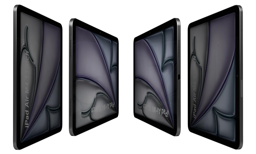 Apple Ipad Air M4 13 Inch 2026 Space Gray 3D model - Download