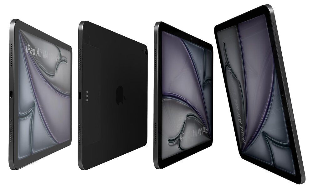 新品未開封　13インチ iPad Air (M4) スペースグレイ 2026年 Apple iPad Air M4 13インチ 2026 スペースグレイ 3Dモデル